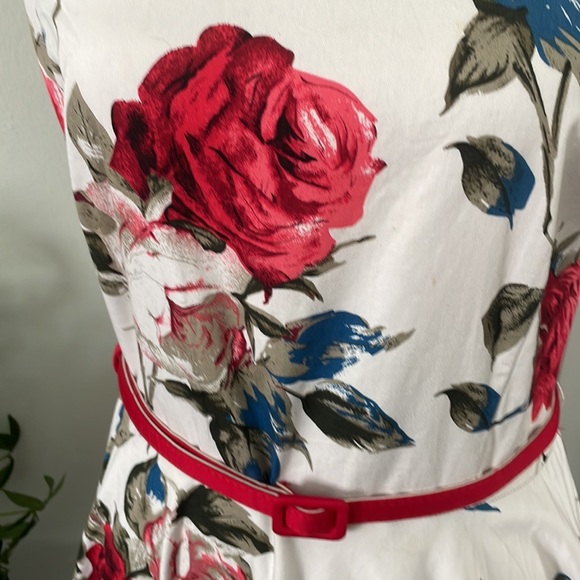 Queen of Holloway A-Line Rose Dress, Size XL - Picture 2 of 7